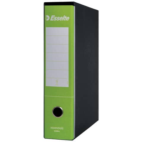 Registratore protocollo Esselte Essentials G75 23x33 cm dorso 8 cm verde chiaro - 390775600